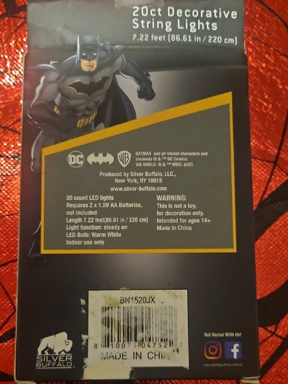 Batman- String Lights - Picture 3 of 6